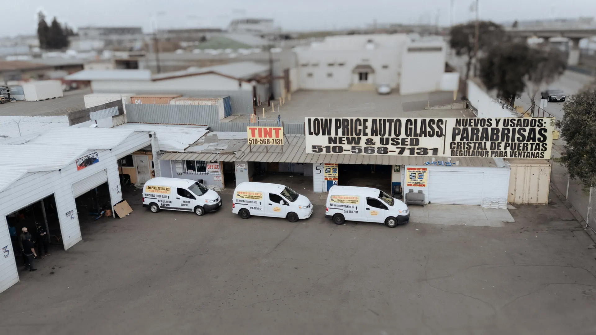 Aerial view of Low Price Auto Glass